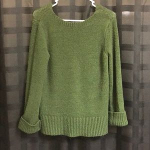 TAHARI hunter green sweater